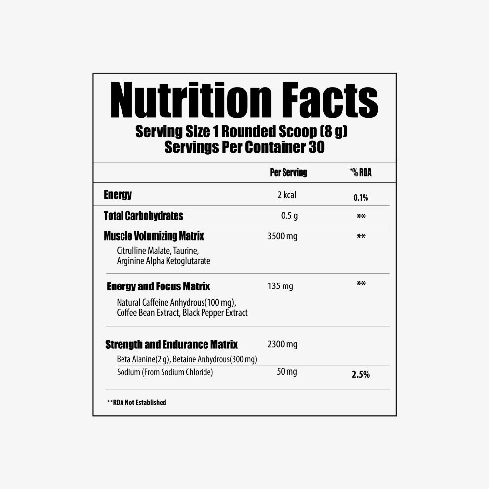 1.M.R. NUTRITIONAL INFORMATION