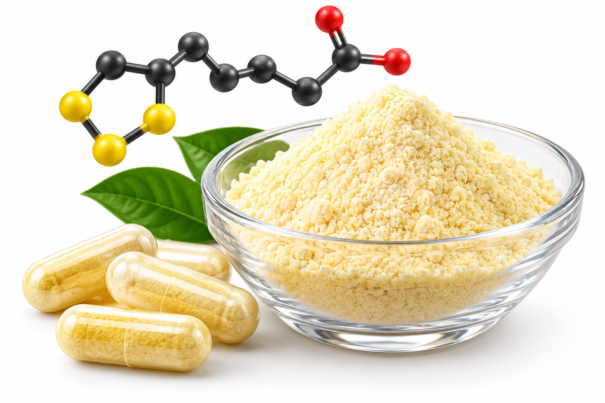 Alpha Lipoic Acid is a naturally occurring compound involved in cellular energy metabolism. It also acts as an antioxidant, helping support the body's antioxidant defence system and its normal metabolic processes.